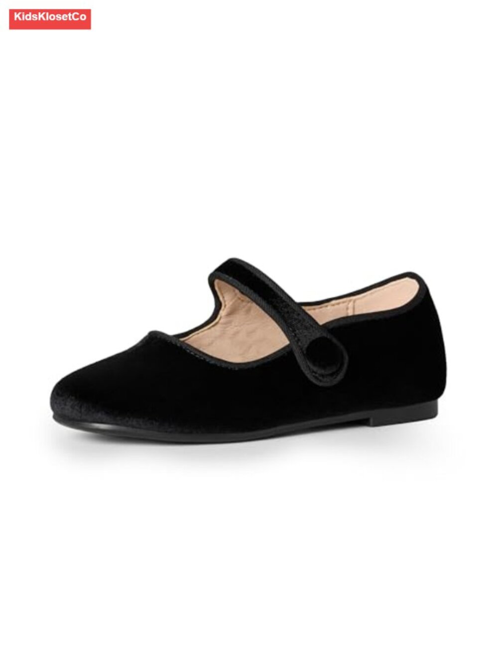Toddler Girls Mary Jane Ballet Flats Velvet Memory Foam Non-Slip